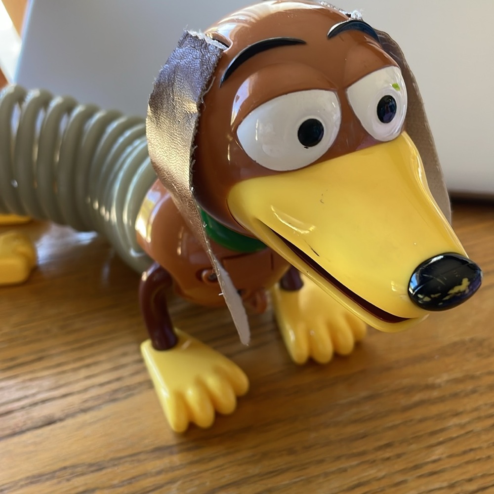 Disney Pixar Toy Story Slinky Dog Stretch Pup Flashing Lights - Picture 2 of 8